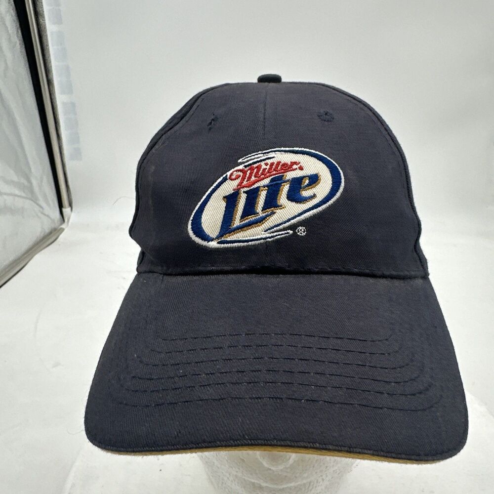 Vintage Acme Brand Miller Lite Beer Baseball Cap Adjustable Fit